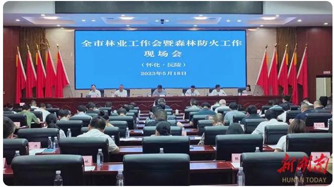 懷化市林業(yè)工作暨森林防火工作現場會在沅陵縣召開